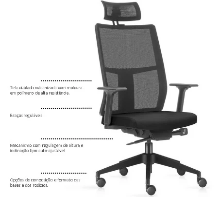 Distribuidora de cadeira de escritório