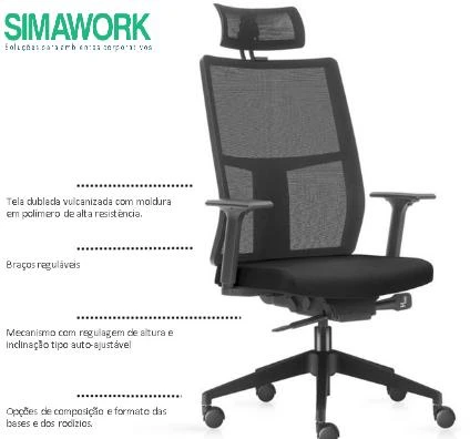 Fabrica de cadeira de escritório sp