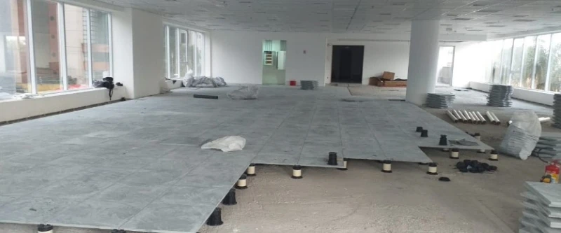 Implantação de piso corporativo para grandes áreas