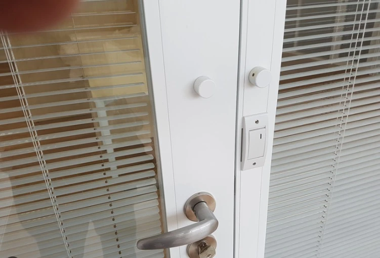 Porta de vidro para escritório